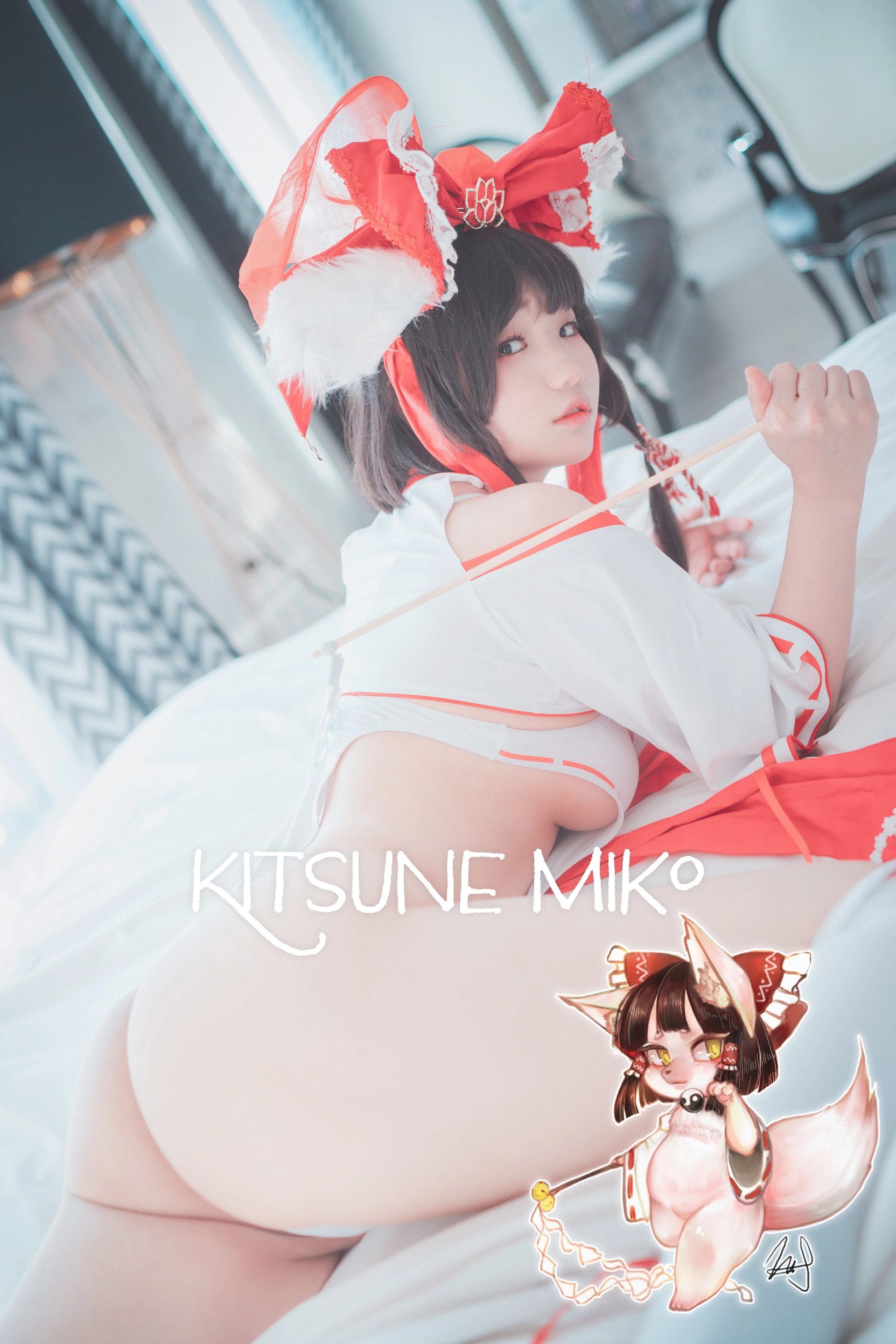 321.DJAWA Photo – Mimmi - Kitsune Miko Ver B 1