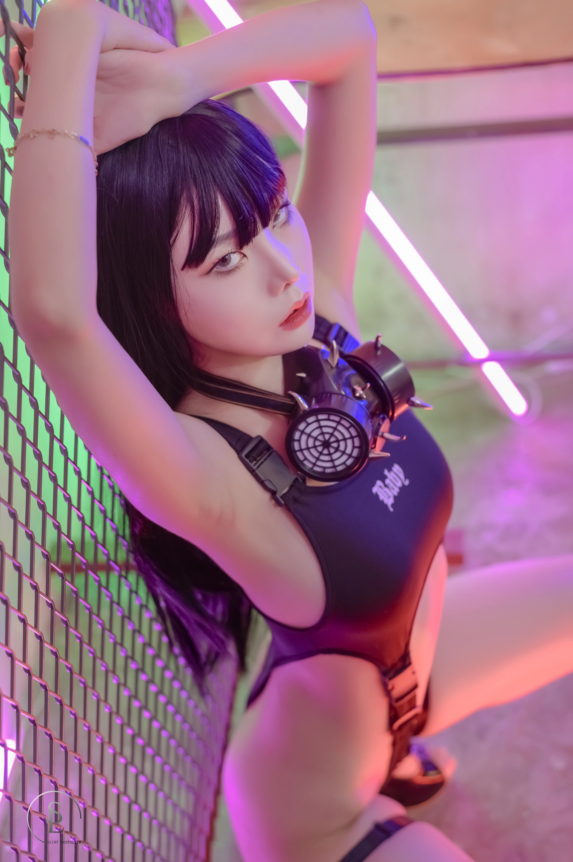 142.SAINT Photolife – Yuna - Vol.46 Cyber Punk 2