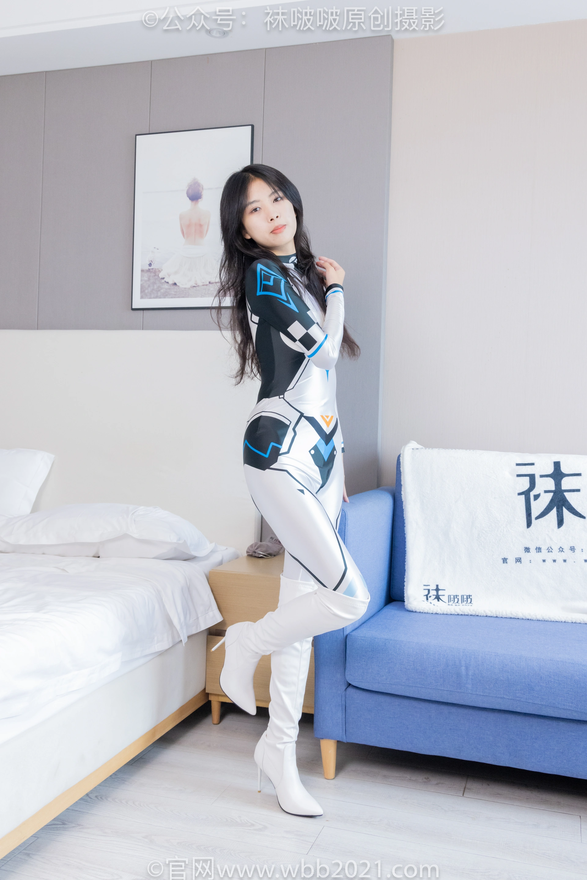 [BoBoSocks袜啵啵] NO.434 奶油-cos服、两双靴子、薄肉丝、薄黑丝（脚尖加固款）（花絮版） 1