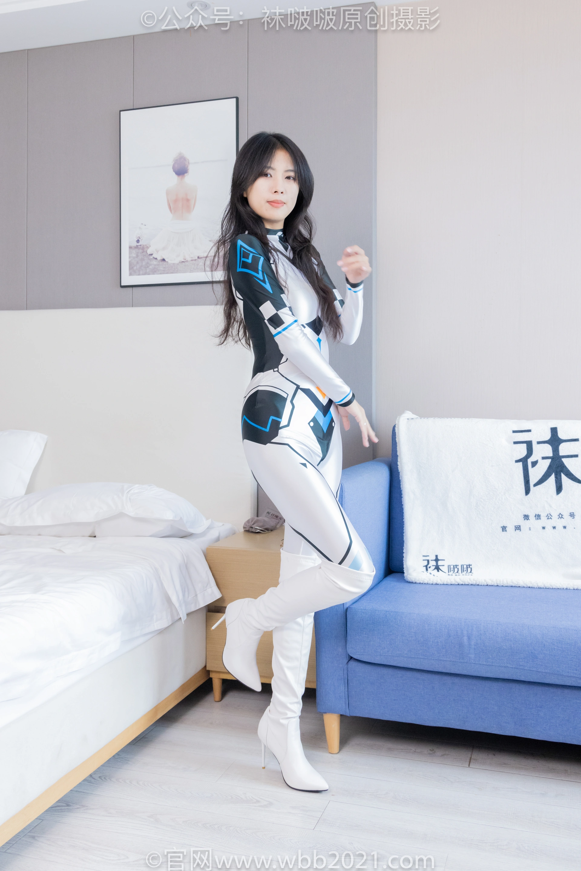 [BoBoSocks袜啵啵] NO.434 奶油-cos服、两双靴子、薄肉丝、薄黑丝（脚尖加固款）（花絮版） 2