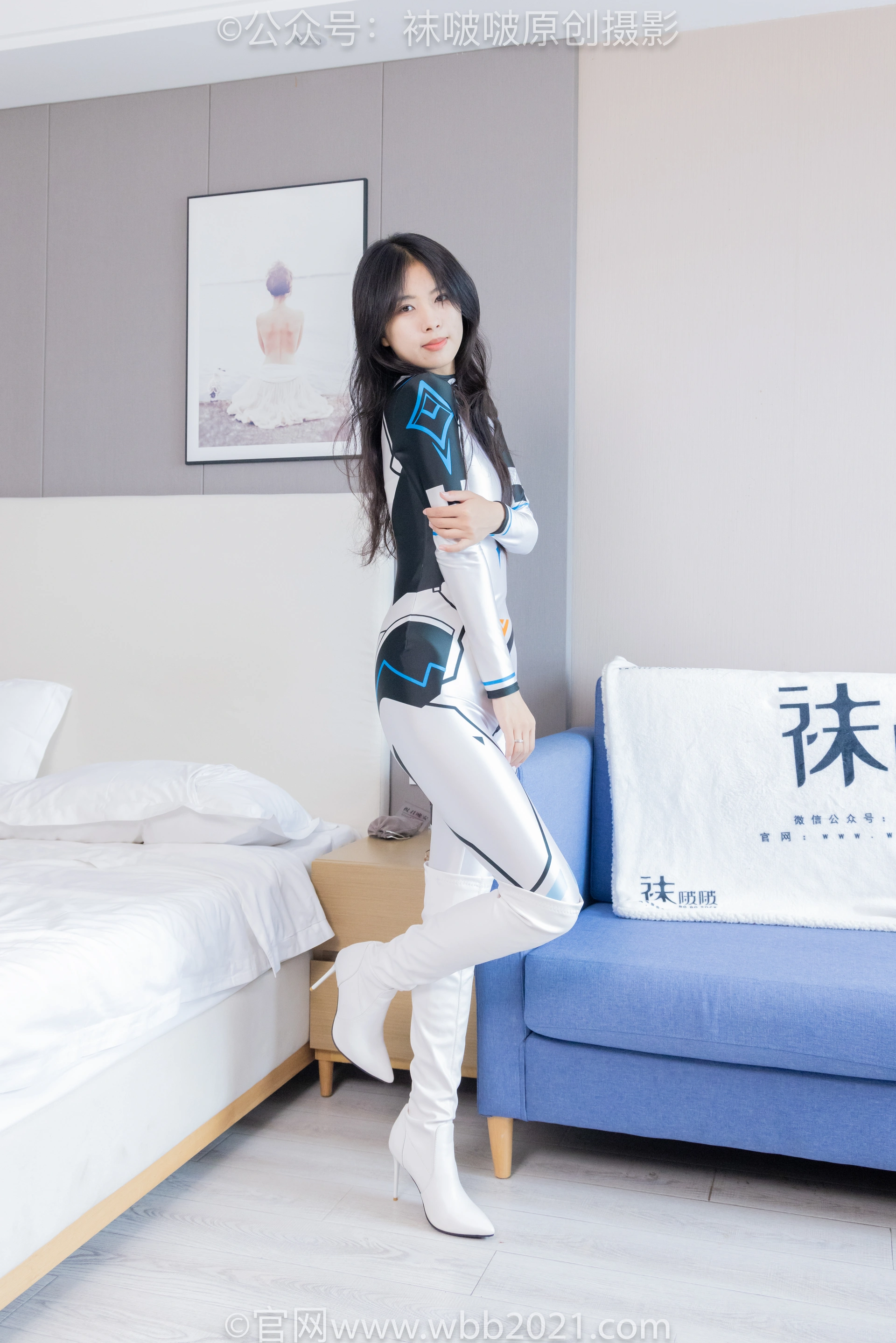 [BoBoSocks袜啵啵] NO.434 奶油-cos服、两双靴子、薄肉丝、薄黑丝（脚尖加固款）（花絮版） 3